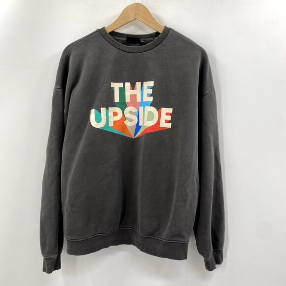 The Upside gray graphic crewneck sweatshirt - Picture 3 of 6